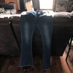 Women’s bell bottom jeans